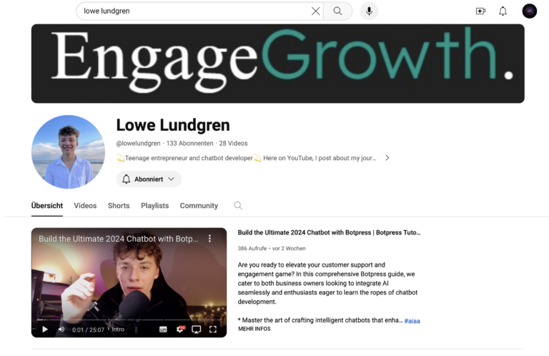 Lowe Lundgren YouTube