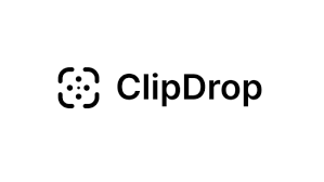 Logo von ClipDrop, einer KI-gestützten Bildbearbeitungssoftware.