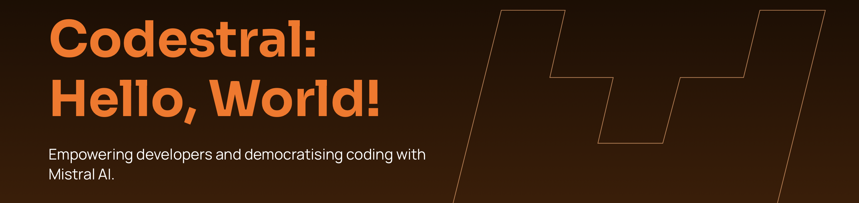 Codestral: Hello, World! - Mistral AI's neues Code-Modell zur Demokratisierung des Codierens und Unterstützung von Entwicklern