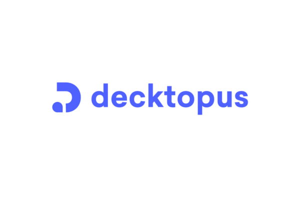 Decktopus Logo – Effiziente Präsentationserstellung, automatische Folien, KI-Unterstützung, Teamarbeit, benutzerfreundliches Präsentationstool.