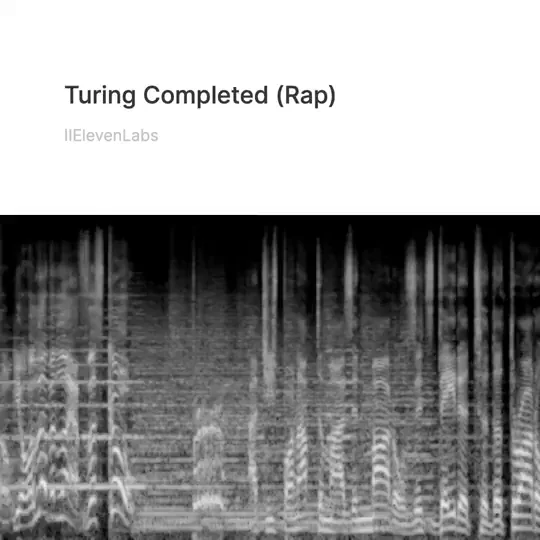 ElevenLabs Music: Turing Completed (Rap) - Fortschrittlicher KI-Musikgenerator.